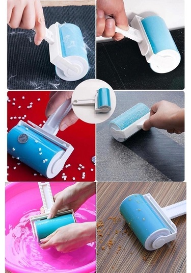 Tüy Ve Toz Toplama Rulosu Koruma Kılıflı Renkli