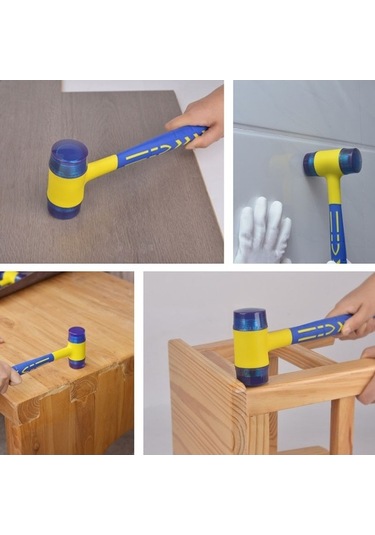 Pazly 45mm Çıkarılabilir Yer Karosu Kurulumu Yumuşak Kapı Pencere Çekiç, Elastik, Dayanıklı, Rahat Kullanışlı