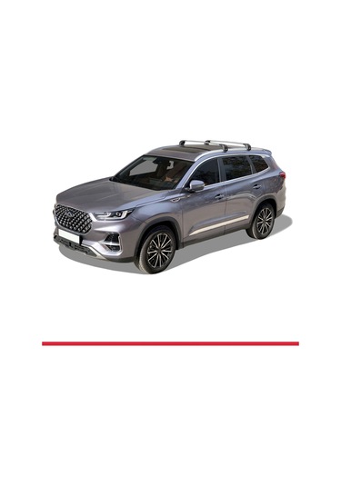Chery Tiggo 8 Pro 2020 Sonrası İle Uyumlu Ace-2 Ara Atkı Tavan Barı Gri