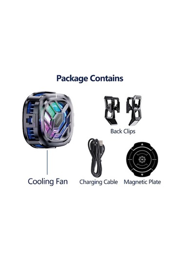 Earldom Et-f12 Telefon Rgb Magsafe Telefon Soğutucu - Gri