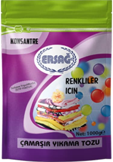 Ersağ Renkli Çamaşır Yıkama Tozu 1 KG