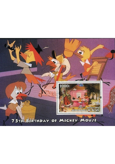 Koleksiyon Pulları, Walt Disney Konulu Özel Blok Damgalı Tam Seri,n11-65