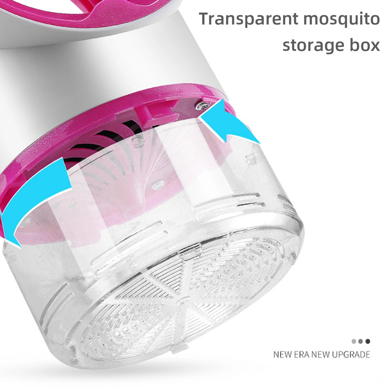 Xindoker Usb Usb Güneş Işığı İle Sessiz Mosquito Kovucu, Ev Ve Yatak Odası İçin Emici Tipi Sinek Tutucu, Koyu Gri Yıldızlı Desen, 5w Güç, Abs Malzeme