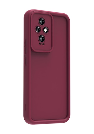 Zore Honor 200 Kılıf Kamera Korumalı Msra Ananas Kapak - Siyah Siyah