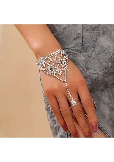 Şahmeran Taşlı Bileklik Gümüş Kaplamalı Gümüş