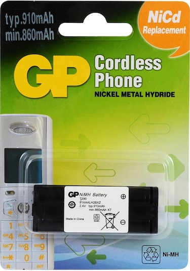 GP T390 2.4V 910 mAh Telsiz Telefon Pili