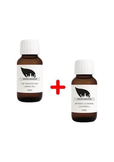 Saf Distile Anason Yağı 50 ML + 50 ML Gliserin