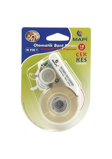 Mapi Otomatik Bant Kesme Mak. Beyaz 19 mm