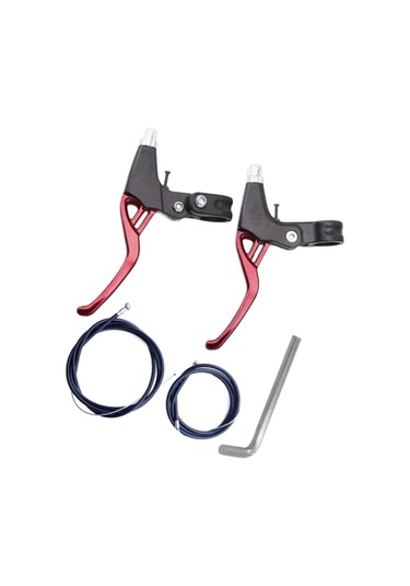 Suntek Bisiklet Fren Kolu Seti Dağ Bisikletleri Kırmızı