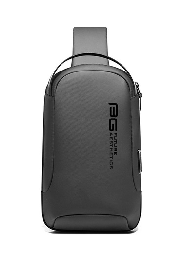 Yeni Gelen Erkek Göğüs Çantası Haberci Çantası Sırt Çantası Gri