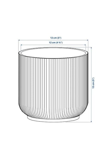 Sumuhome Gradvıs Seramik Saksı Pembe 12 Cm