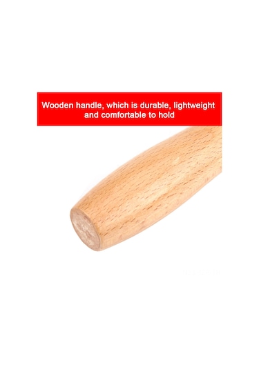 Geeroyoo Orta Boy Lastik Tamir Aracı, Ahşap Kollü Basma Rulmanı - Hava Giderici, İyi Tutuş Ve Hızlı Tamir Sağlar