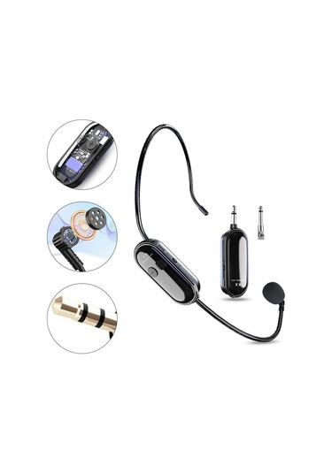 Kablosuz Kulaklık Mikrofonu Kablosuz Mikrofon Sistemi Kulaklık