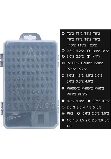 Tongxida 115 Parçalı Tamir Seti - Saat & Elektronik Cihazlar İçin