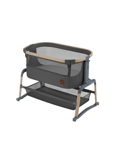 Maxi-Cosi Iora Air Sallanabilen Ahşap Görünümlü Anne Yanı Beşik Beyond Graphite Antrasit Maxi-Cosi Iora Air Sallanabilen Ahşap Görünümlü Anne Yanı Beşik Beyond Graphite Antrasit