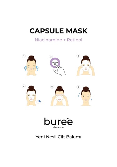 Kapsül Maske Niacinamide + Retinol Capsul Mask