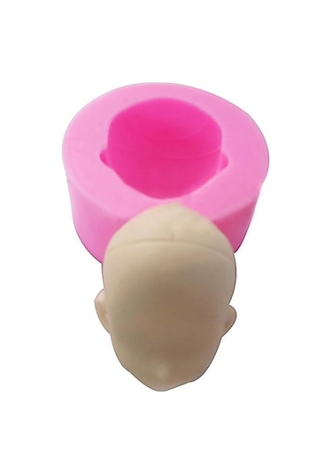 Kek Dıy Araçları Bebek Moda Silikon Dekorasyon Yüz Görsel Pasta Pişirme Kalıbı , Seçenek: 1