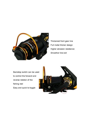 Sones Yumoshı Jx5000 Metal Döner Olta Makarası