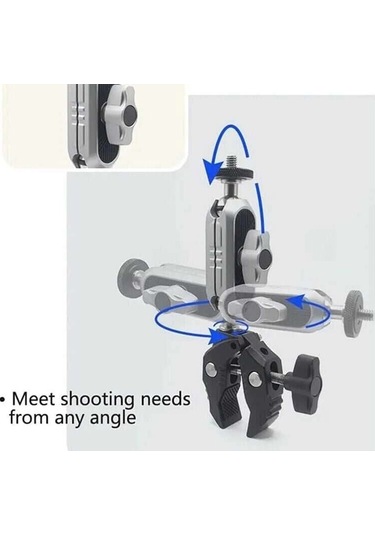 Oem Marka Jx006 Metal Mağiç Arm İle Kelepçe Siyah