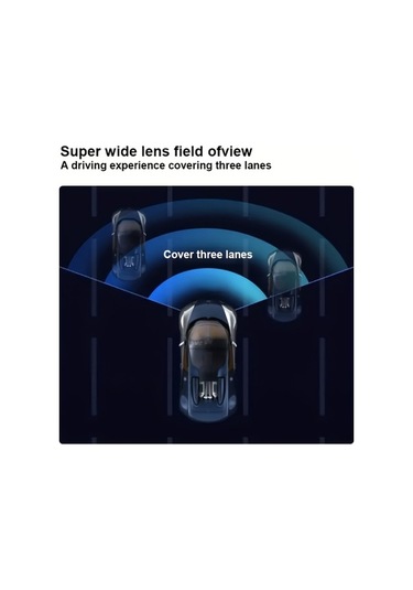 Fortunelane K801 Araç Kaydedici Wıfı 1080p Çift Kameralı Park Monitörü Geri Vurma Görüntüsü