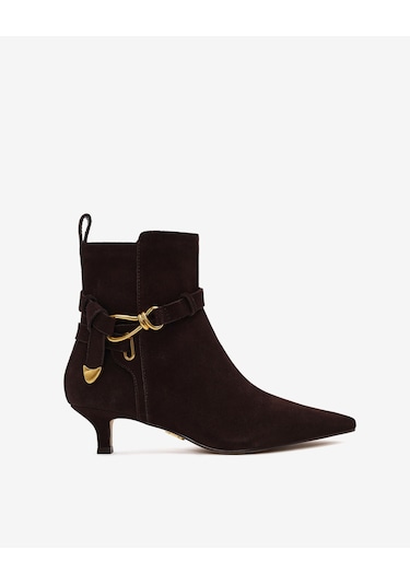 Steve Madden Roller Brown Sued Kadın Kahverengi Topuklu Bot Roller-brown
