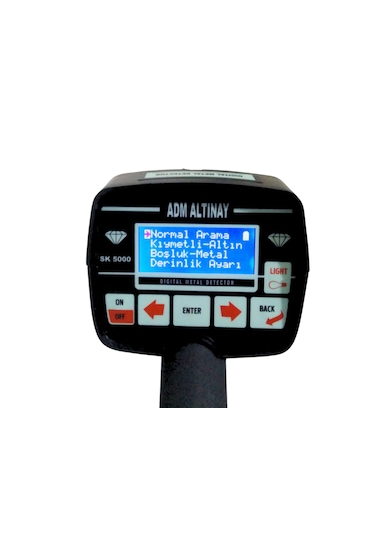 Gold Sk 5000 Lcd Ekranlı Derin Define Dedektörü