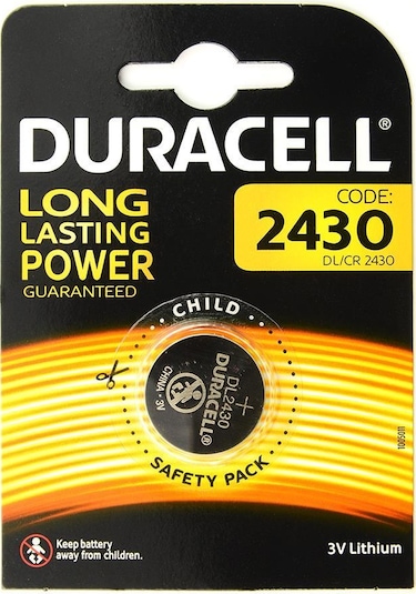 Yuvarlak Düğme Pil 2430 3 Volt