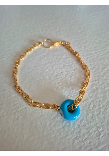 Glamglamour Cam Nazar Boncuklu Zincir Bileklik