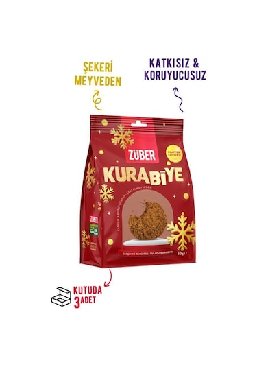 Tarçın Ve Zencefilli Yulaflı Kurabiye 80g X 3 Adet