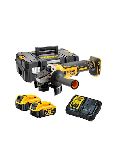 Dewalt DCG405P2 18V 5.0AH Li-on Çift Akülü Kömürsüz Avuç Taşlama
