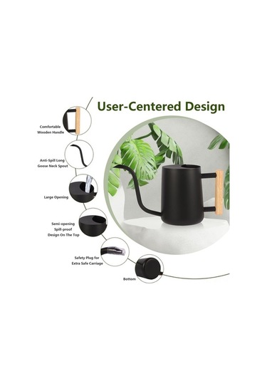 Pazly Uzun Uçlu Sulama Saksı Paslanmaz Çelik Bitki Kabı 35oz - Geeroyoo Ev İçin Modern Xq