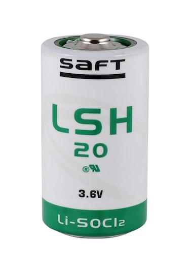 Saft LSH20 D Size 3.6 V Li-SOCI2 Lityum Pil