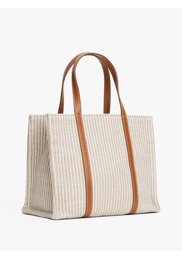 Th Premıum Beach Le Mını Tote Kadın Bej Çanta - Aw0aw17208 Bej