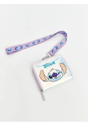 Lc Waikiki Karışık Stitch Baskılı Kız Bebek Cüzdan Çok Renkli