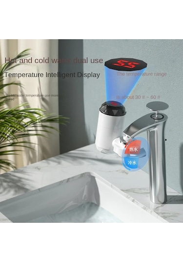 Elektrikli Su Isıtıcı Musluk Anında Sıcak Su Musluk Isıtıcı 1