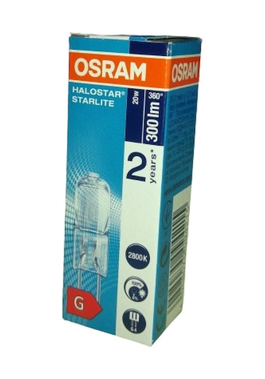 12v 20w Kapsül G4 Halogen Ampul 3lü Paket Osram