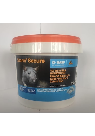 Firba Basf Storm Secure Fare Ve Sıçan İçin Hazı Zehirli Yem 150 g