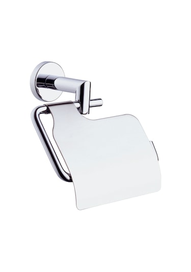 VitrA Minimax A44788 Kapaklı Tuvalet Kağıtlığı, Krom