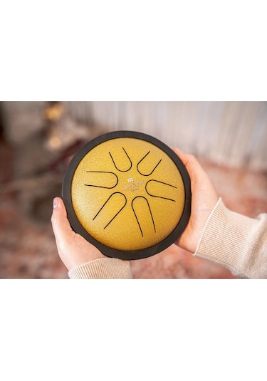 Meinl Sonic Energy Mstd3g Mini Steel B-major 6'' Tongue Drum Gold