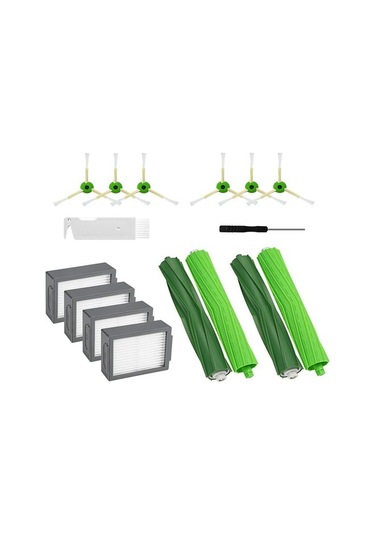 Unimarket Irobot Roomba I&e Serisi I7 I7+ Için Fırça Filtre Sürücüsünün Değiştirilmesi Süpürge Yedek Parçaları 2 Adet