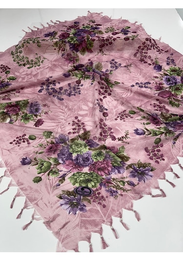 Sökme Boncuklu Pamuk Yazma - 05650 Pembe