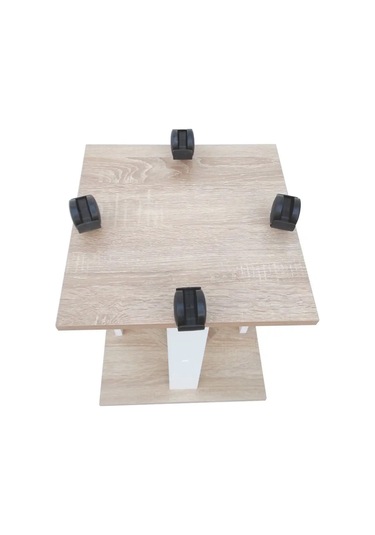 El-ma Kare Şekilinde Kafe Tabletı 137689413 Sombra Meşe