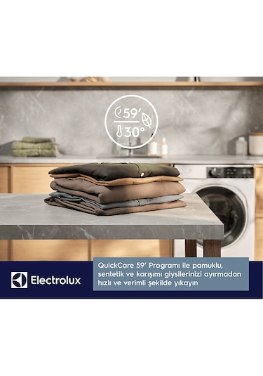Electrolux 700 Serisi Steamcare EW7F5412SCT 1400 Devir 10 KG Wi-fi Çamaşır Makinesi