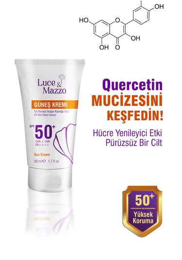 Luce & Mazzo Çok Yüksek Koruyucu Yüz Vücut Güneş Kremi SPF50+ 50 ML