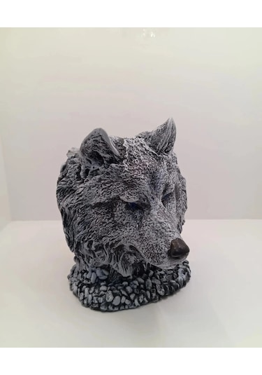 Tedi Sanat Kurt Büst Saksı