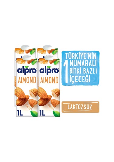 Alpro Badem Sütü 4 x 1 L