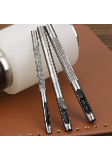 Suntek Deri Delik Delme Kesici Seti Kemerler Için Dikiş Stil-a