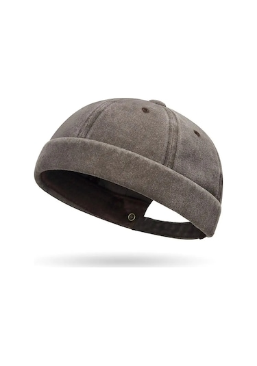 Snapbuy Hip Hop Bere Erkekler Ve Kadınlar İçin Brimless Kavun Kap Balıkçı Kasketleriblackstandart Black