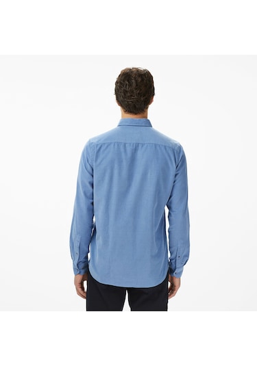Nautica Erkek Mavi Classic Fit Gömlek Düz W57424t Mavi