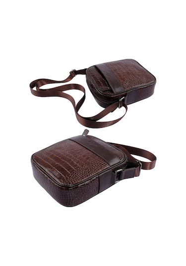 Kroko Postacı Çanta Hakiki Dana Derisi Kangaroo Kıngdom 8875-Ck